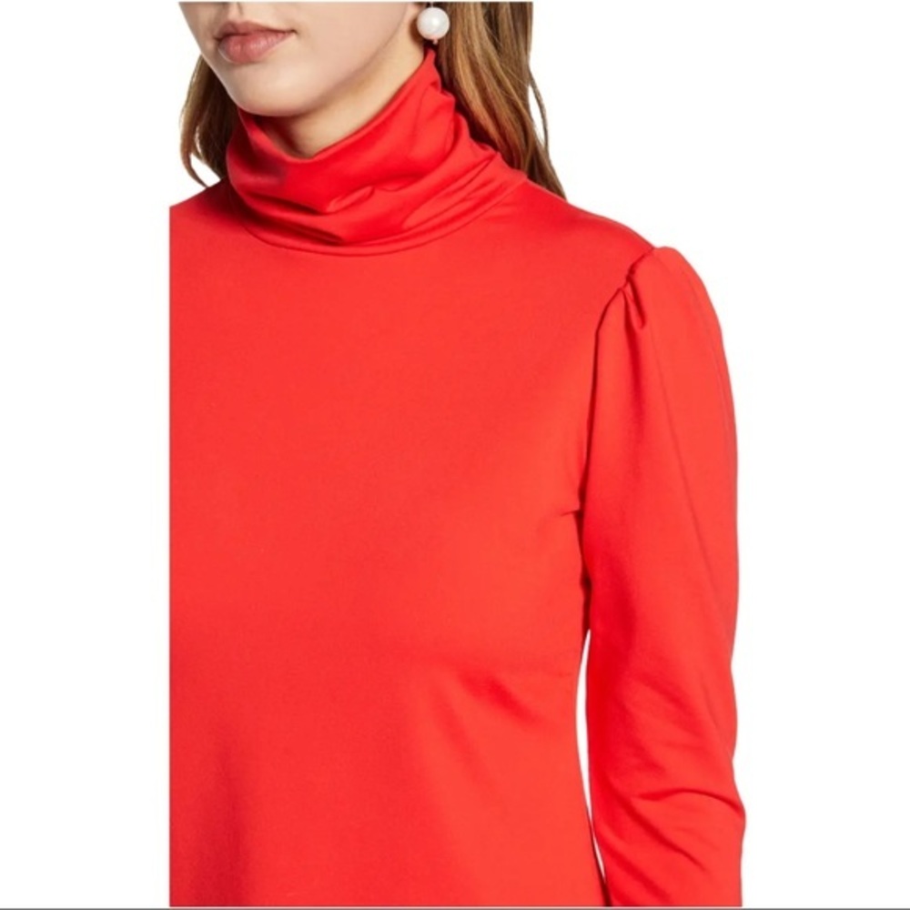 NWT RACHEL PARCELL | Puff Shoulder Turtleneck - Picture 4 of 5